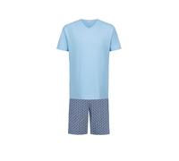 Mey Schlafanzug blau, Bedruckt