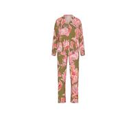 MEY Pyjama FLOWER WHIRL golden fern olive | XL