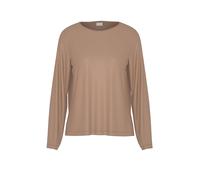 MEY Pyjama Langarmshirt PURE SHINE beige | XL