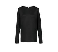 MEY Pyjama Langarmshirt PURE SHINE schwarz | M