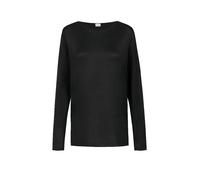 MEY Pyjama Langarmshirt PURE SHINE schwarz | XL