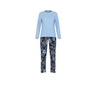 MEY Pyjama NOSTALGIA deep marine dunkelblau | 48