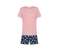 MEY Pyjama SCRIBBLED DOTS deep marine dunkelblau | 46