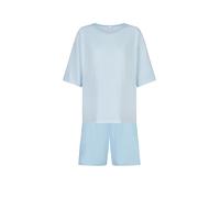 MEY Pyjama SIMPLE STRIPES alice blue hellblau | 48
