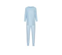 MEY Pyjama SIMPLE STRIPES alice blue hellblau | 48