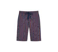 Pyjamashorts MEY "Graphic Stripes", Herren, Gr. L, N-Gr, rot (true rot), Interlock, Obermaterial: 100% Baumwolle, kniefrei, Hosen, Interlock-Jersey (25214834-L) true rot