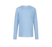 Mey Solid Night Regular Fit Longsleeve blau, Einfarbig