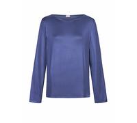 MEY Pyjamashirt PURE SHINE astral night blau | S