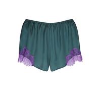 MEY Pyjamashorts POETRY LUXURY mystic jade dunkelgrün | XS