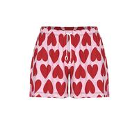 MEY Pyjamashorts rot | L