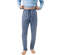 Mey Regular Fit Freizeithose blau, Gestreift
