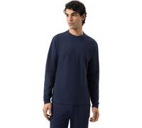Mey Regular Fit Longsleeve blau, Einfarbig