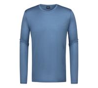 Mey Regular Fit Longsleeve Galactic Blue, Einfarbig