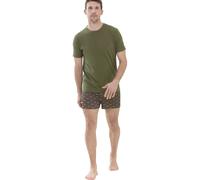 Mey Regular Fit T-Shirt dunkelgrün, Einfarbig