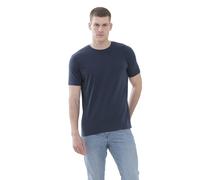Mey Regular Fit T-Shirt Rundhals yacht blue, Einfarbig