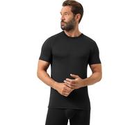 Mey Regular Fit T-Shirt schwarz, Einfarbig