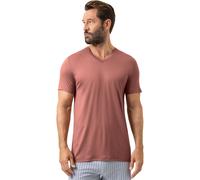 Mey Regular Fit T-Shirt V-Ausschnitt rot, Einfarbig