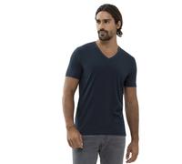 Mey Regular Fit T-Shirt V-Ausschnitt yacht blue, Einfarbig
