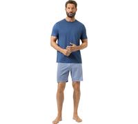 Kurzer Schlafanzug Summer Flower Mey Night blau 54