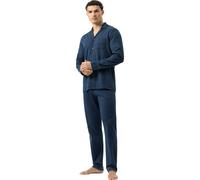 Mey Schlafanzug blau, Gemustert