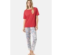 Mey Schlafanzug Damen Baumwolle rot, 46