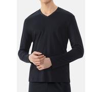 Mey Schlafanzug Oberteil Herren Baumwolle blau, XXL