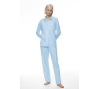 Mey Schlafanzug Pyjama lang "Elva" Bio-Baumwolle Dream Blue 38