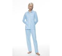 Mey Schlafanzug Pyjama lang "Elva" Bio-Baumwolle Dream Blue 44