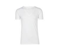 Mey Business Regular Fit T-Shirt V-Ausschnitt weiss, Einfarbig