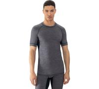 Mey Slim Fit T-Shirt Rundhals blau, Einfarbig