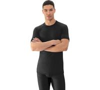 Mey Slim Fit T-Shirt Rundhals schwarz, Einfarbig