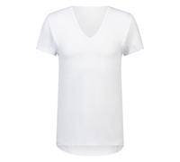 Mey Slim Fit T-Shirt V-Ausschnitt weiss, Einfarbig