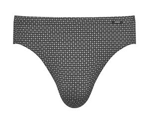 Mey Slip Herren Mikrofaser schwarz gemustert, 8 (XXL)