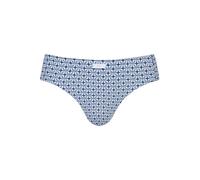 MEY Slip - Jazz Pants SUMMER FLOWER Hague Blue blau | M