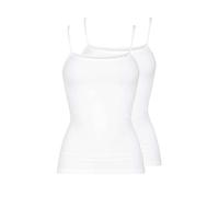 Mey Superfine Organic Spaghetti-Top, Doppelpack Damen