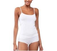 Mey Superfine Organic Spaghetti Top Weiß Baumwolle 46 Damen