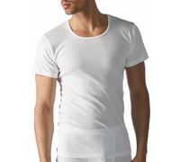 Mey T-Shirt Herren Casual Cotton Rundhals Baumwolle 1/2 Arm Weiß S (4)