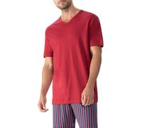 Mey T-Shirt Herren V-Ausschnitt Baumwolle rot, XL