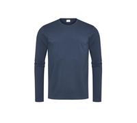 Longsleeve blau 95% Baumwolle, 5% Elasthan