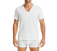 Mey Regular Fit T-Shirt V-Ausschnitt weiss, Einfarbig