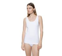 Mey Tanktop Comfort Cotton mit Rundhalsausschnitt Damen Weiß Größe M