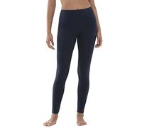 Mey Leggings Cotton Pure, Damen, Single Jersey, 94% Baumwolle/6% Elasthan, lang, Gr. 38, blau