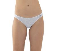 Mini-Slip Serie Cotton Pure Light Grey Melange grau 42