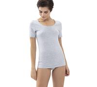 Mey Shirt kurzarm Serie Cotton Pure Unterwäsche Damen Graumeliert Größe 46