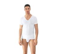 Mey Slim Fit T-Shirt V-Ausschnitt weiss, Einfarbig