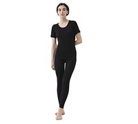 Mey Merinoleggings Serie Exquisite Damen lang Schwarz XL (44)