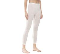 Mey Leggings Serie Exquisite Damen 70% Schurwolle, 30% Seide Weiß Größe 44