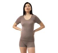 Mey Tagwäsche Serie Exquisite Damen Shirts 1/2 Arm Milk`n Coffee L(42)