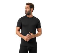 Mey Regular Fit T-Shirt schwarz, Einfarbig