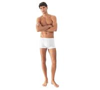 Mey Herren Boxershorts Network Regular Fit Weiß Einfarbig